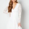 Vita Stephanieklänningen från Bubbleroom för Speciella Tillfällen - Storle