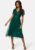 Short Sleeve Sequin Embellished Midi Dress Emerald (uk16) Xl