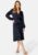 Gisele Satin Midi Dress Blue Dark 34
