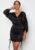 Kimberly Satin Black Dress 42