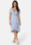 Patrinia Midi Dress Light Blue Patterned 38