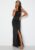 Alda Strap Gown 38 Black