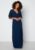 Balklänning i återvunnen polyester – Navy – Bubbleroom Occasion