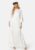 Khrista Satin Maxi Offwhite  Dress