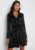 Gia Shiny Blazer Dress 34 Black
