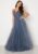 Lace Evening Dress 42 Vintage Indigo