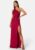 Eliana One Shoulder Dress Wine (uk16) Xl