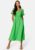 Dream Ruched Bodice Midi 36 Chlorophyll Dress