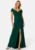 Bardot Knot Front Maxi Dress Xl Emerald (uk16)