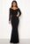 Lace Trim Maxi Dress Black (uk14)