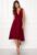 Multi Tie Midi Dress (uk12)  Berry
