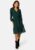 Linn Midi Long Sleeve Dress Dark Green  Dotted 50 48