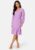 Linn Midi Long Sleeve Dress 32 Violet 34