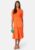 Thalia   Smock Calf  Tangerine Dress