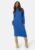 SELECTED FEMME Stickad Klänning i Nebulas Blue – Mjuk Merinoull – Rak Passform – 118 cm – Storlek S
