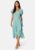 Saga Flounce Wrap Dress 36 Mint