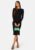Balu Crew Neck   Midi  Black Dress