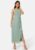 VILA Grön Miljö Maxiklänning – Festklänning i återvunnet material